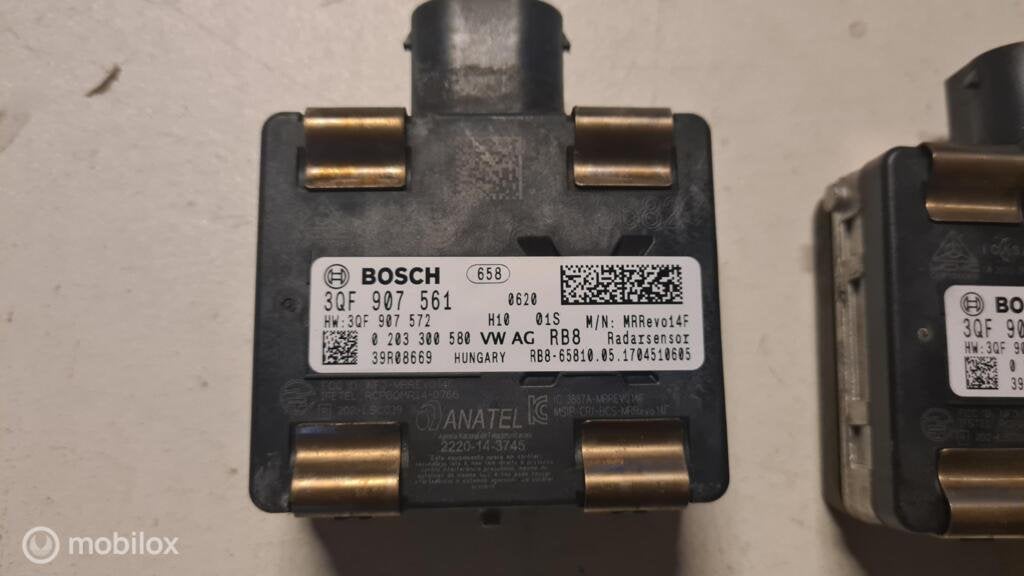 Volkswagen Radarsensor 3QF907561, Gebruikt, Ophalen of Verzenden