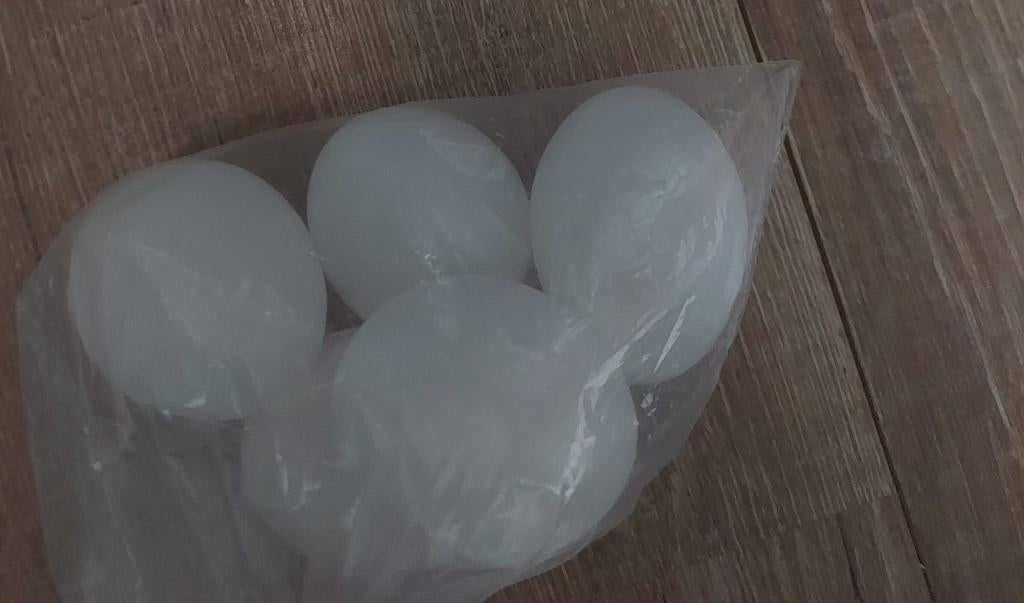 nep kippen eieren wit van plastic, Ophalen of Verzenden