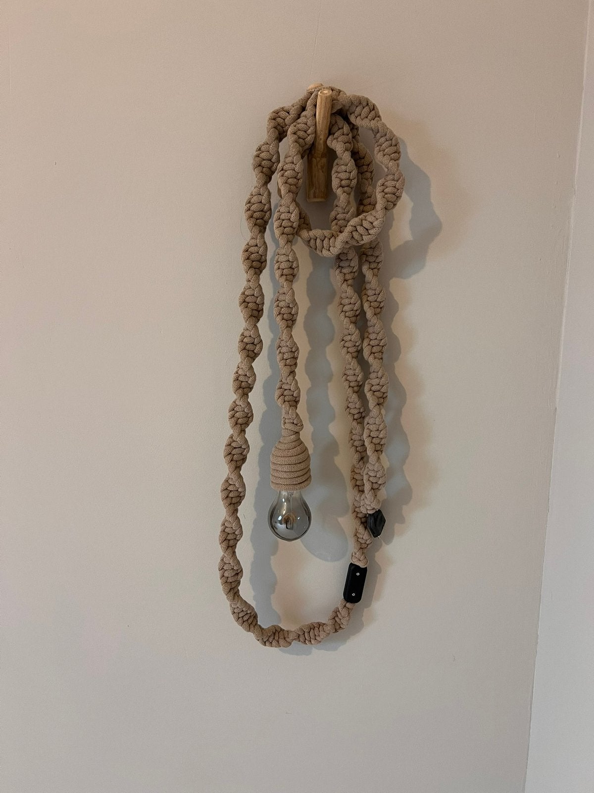 Snoerlampen macramé, Huis en Inrichting, Ophalen of Verzenden, Zo goed als nieuw