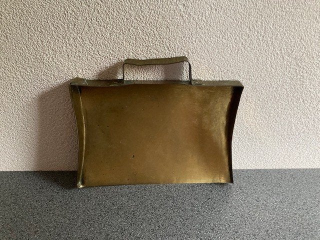 groot ANTIEK messing stofblik, Antiek en Kunst, Ophalen of Verzenden, Koper