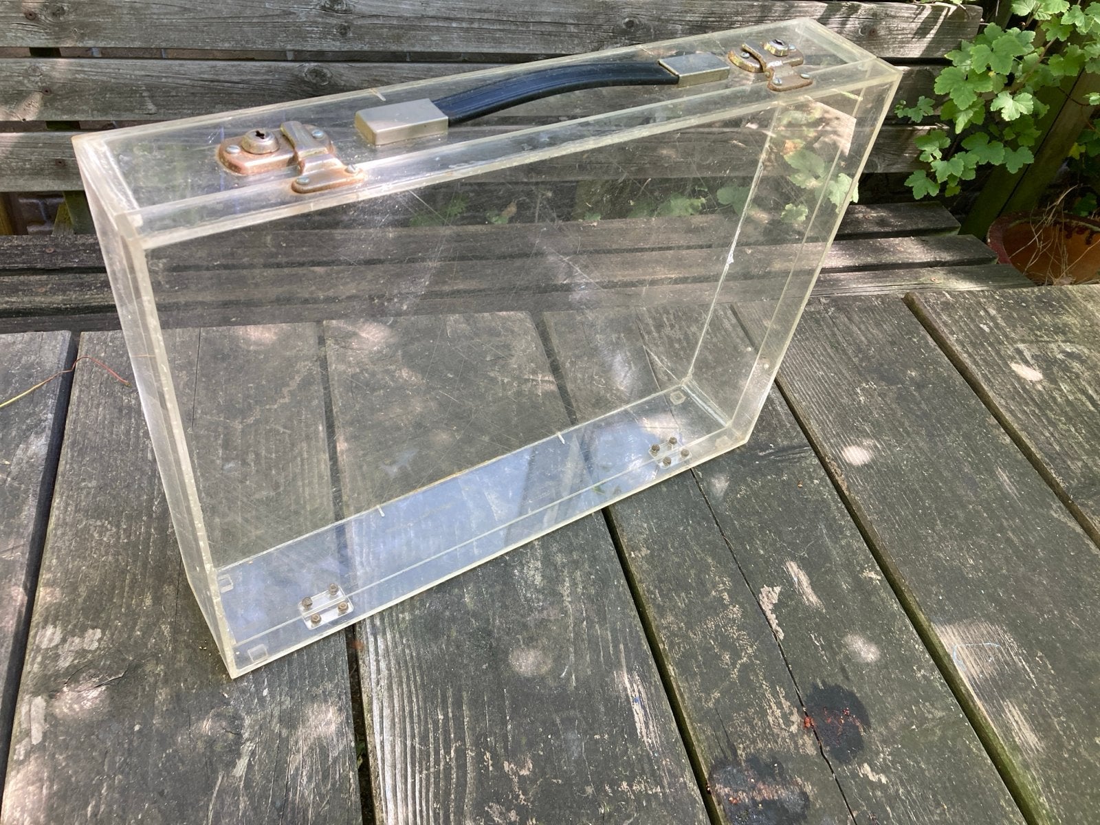 Transparant Perspex Koffertje - Uniek Design, Ophalen, Gebruikt
