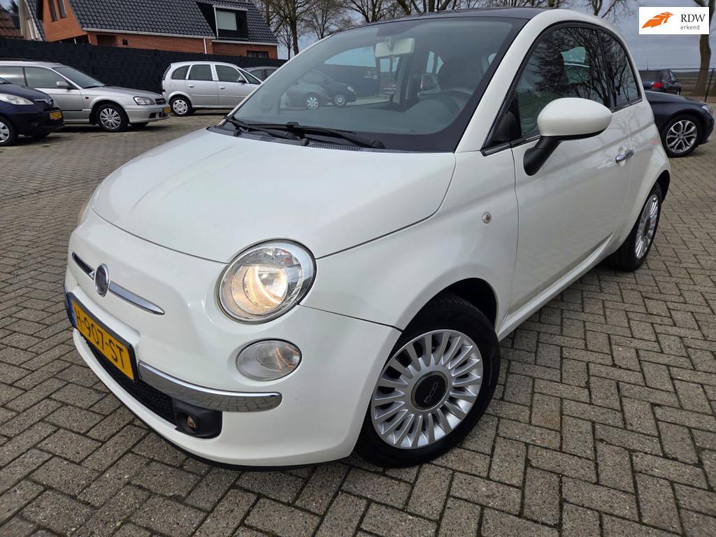 Fiat 500 1.2 Pop 2009. Airco/Panorama/Mistlampen etc.. APK 0, Voorwielaandrijving, Euro 5, Stof, Gebruikt