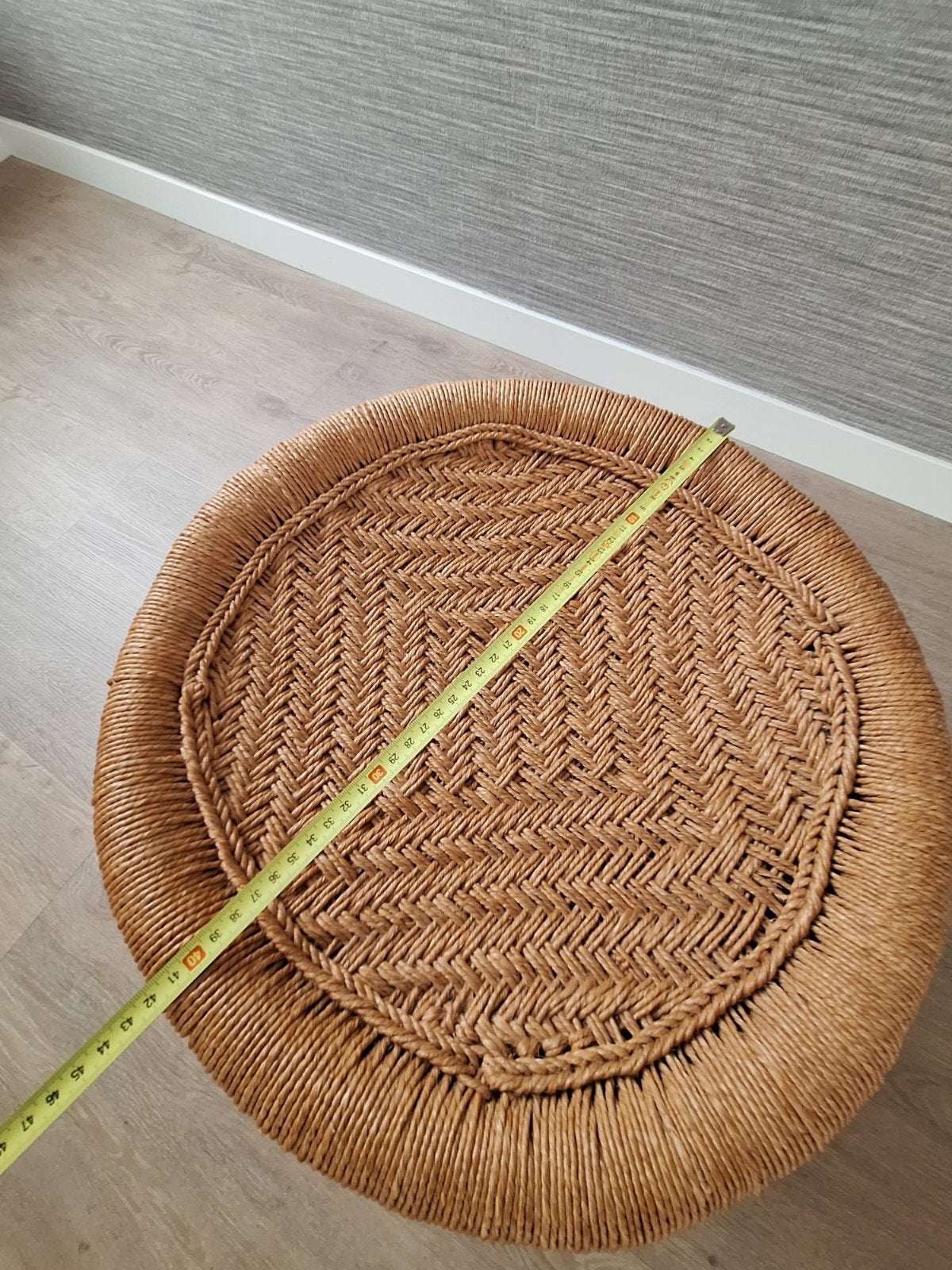 Kruk van rietachtig materiaal, Ophalen, Rond, Overige materialen
