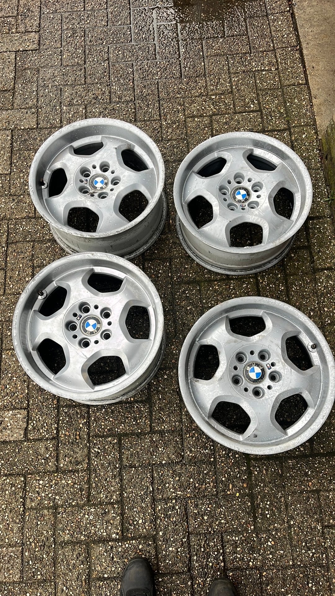 Bmw M3 breedset origineel 17”, Ophalen, 20 inch, Zomerbanden, Banden en Velgen