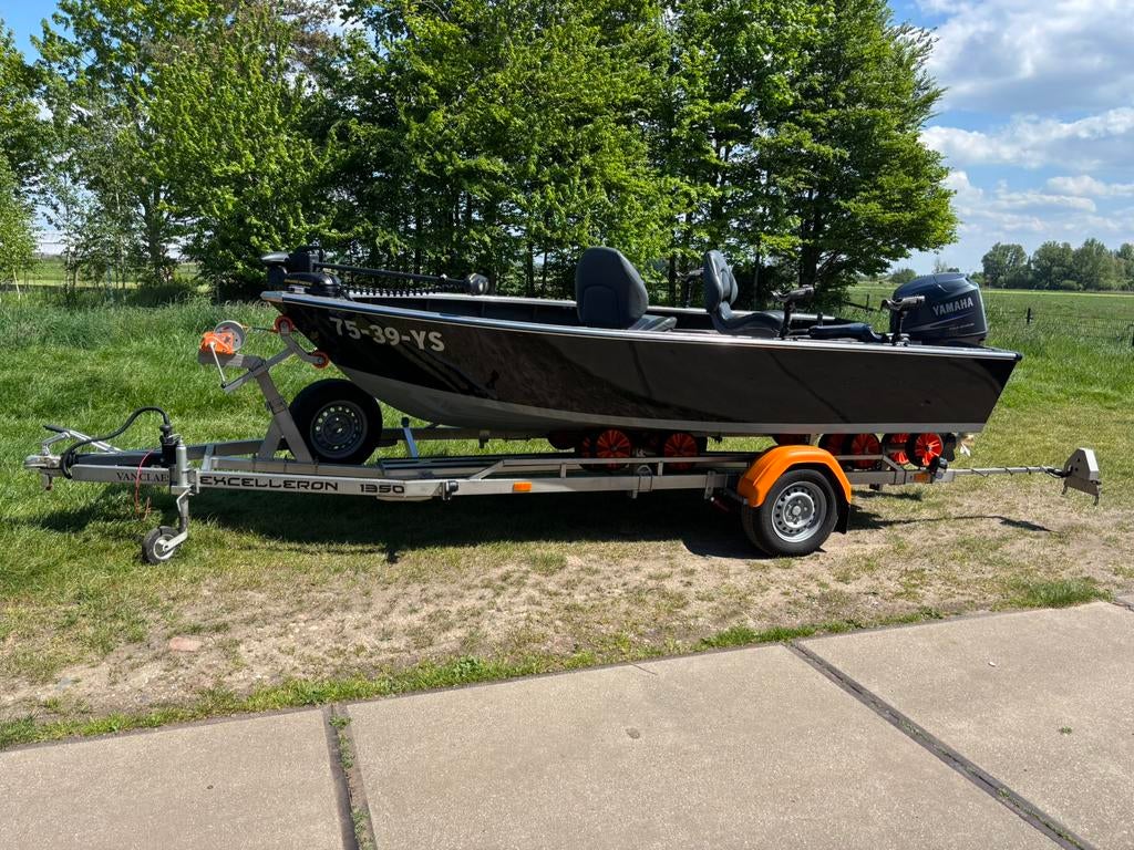 Te koop Marcraft 440 Pikemaster, Watersport en Boten, Ophalen, Aluminium, Buitenboordmotor