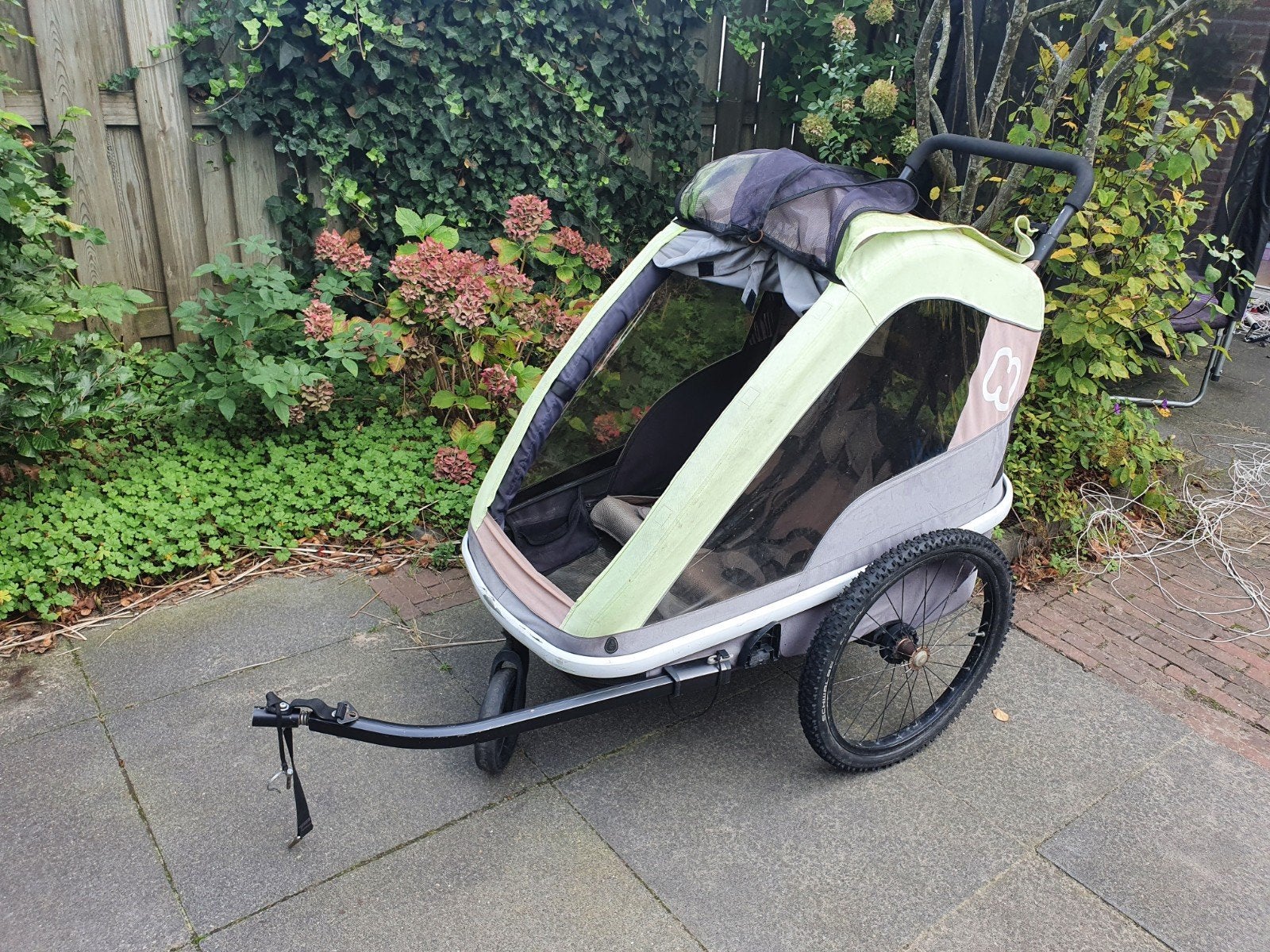 Hamax Kinderkar/Fietskar - Gebruikt maar functioneel, Ophalen, Gebruikt, Opvouwbaar, 40 tot 60 kg
