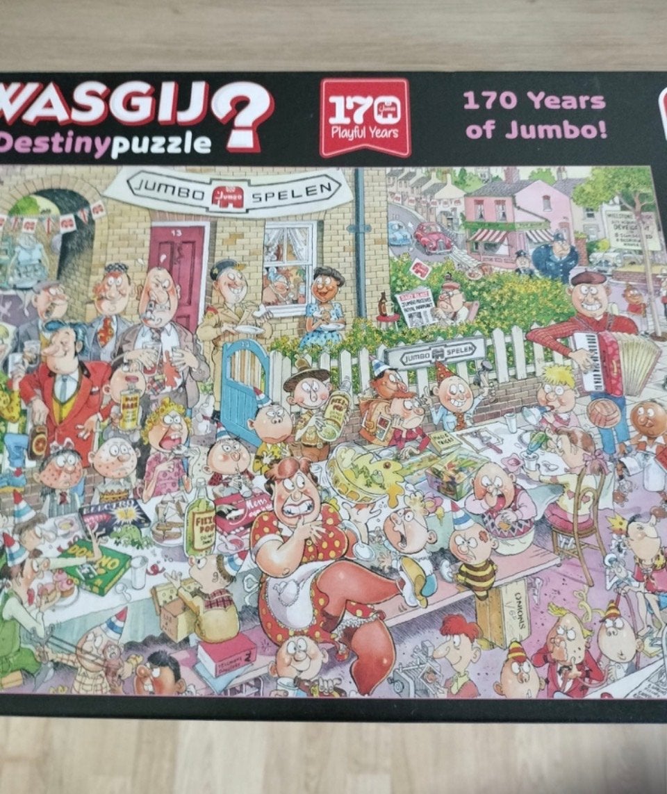 Wasgij Destiny Puzzel - 170 Jaar Jumbo!, Ophalen, Minder dan 500 stukjes, Zo goed als nieuw, Legpuzzel