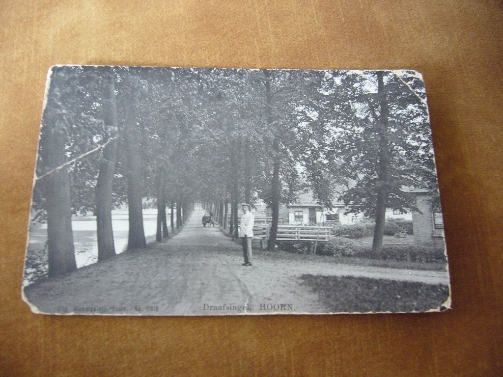 HOORN  =  DRAAFSINGEL    BRIEFKAART 1907, Ophalen of Verzenden, Voor 1920, Gelopen, Noord-Holland
