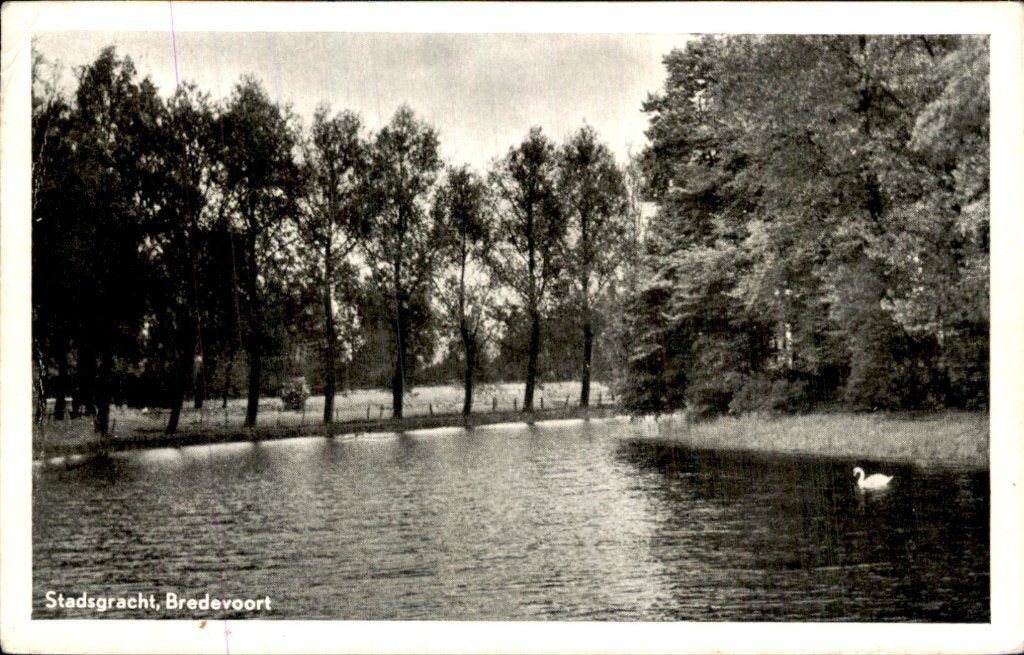Bredevoort - Stadsgracht - Zicht, Verzamelen, Ophalen of Verzenden, 1920 tot 1940, Ongelopen, Gelderland