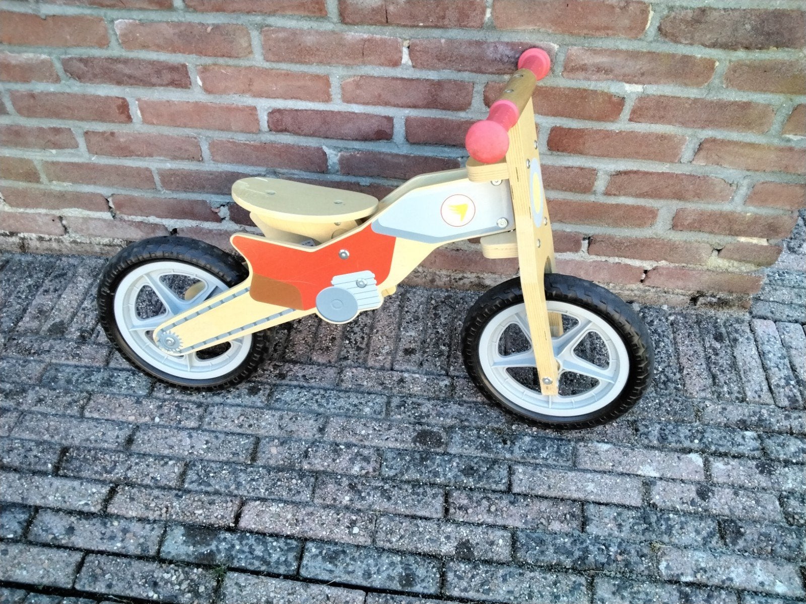houten loopfietsje, Kinderen en Baby's, Ophalen, Gebruikt, Loopfiets