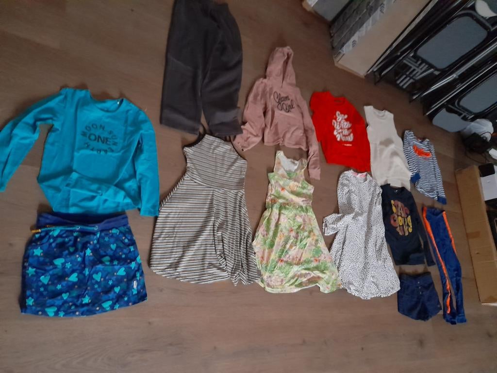 Bijna gratis zgan meisjes kleding pakket 134/140 ,12 delig, Ophalen of Verzenden, Zo goed als nieuw, Maat 134