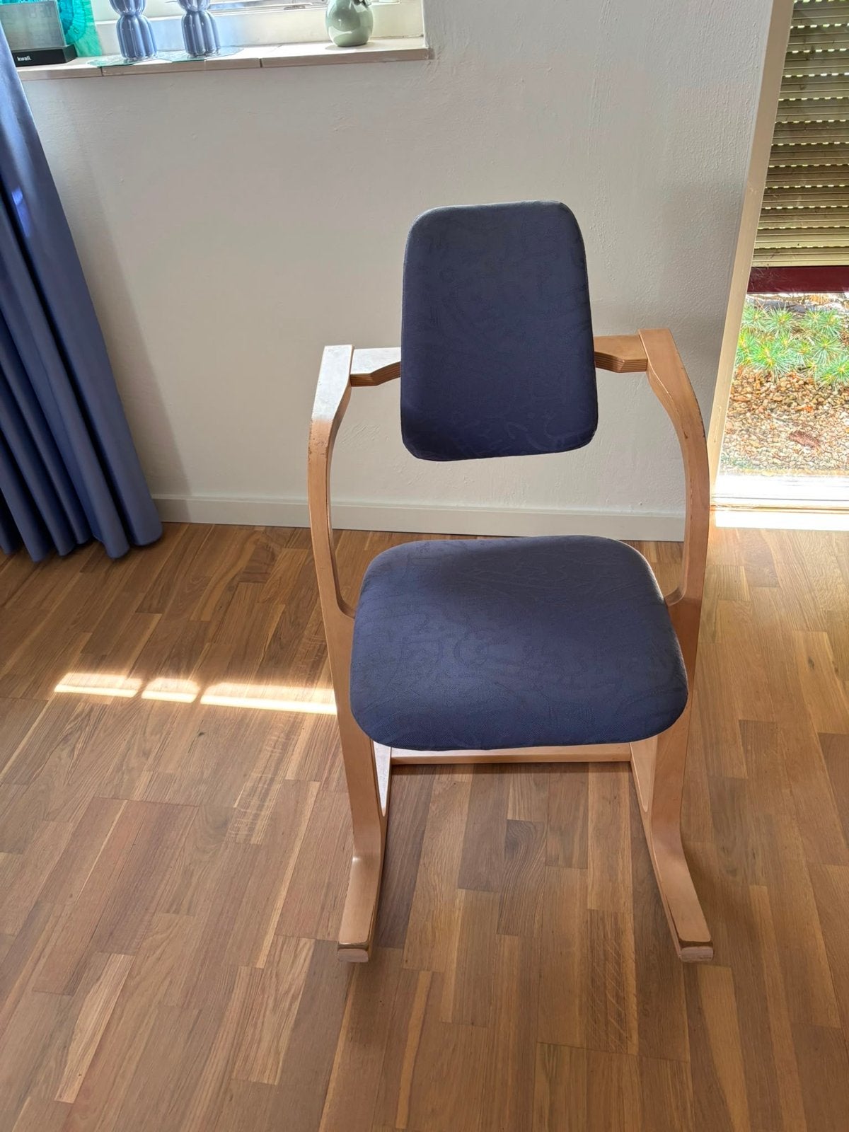 Ergonomische stoelen 4x Stokke, Ophalen, Gebruikt, Blauw, Vier