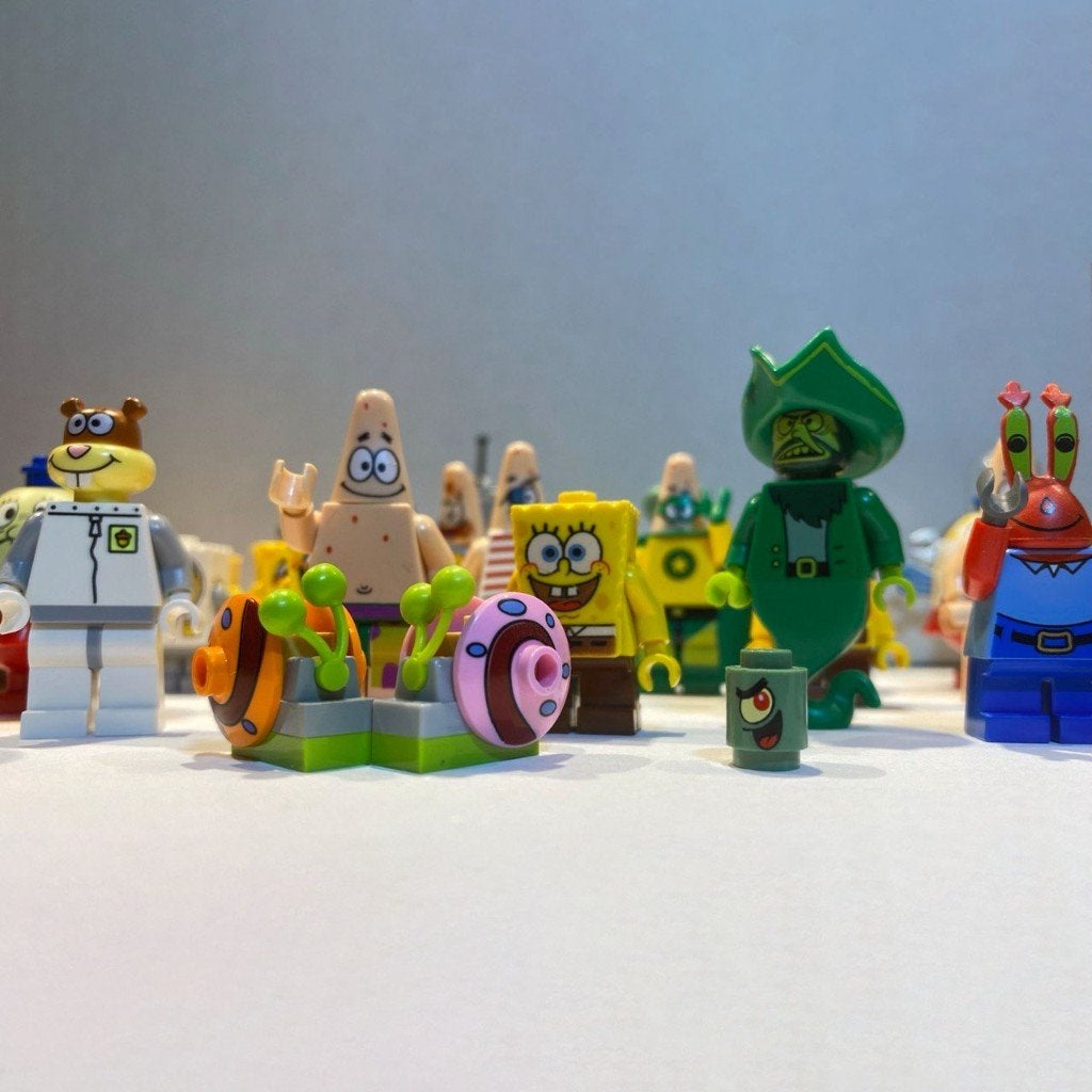 Lego Spongebob Minifigures Compleet, Ophalen, Overige thema's, Lego, Zo goed als nieuw