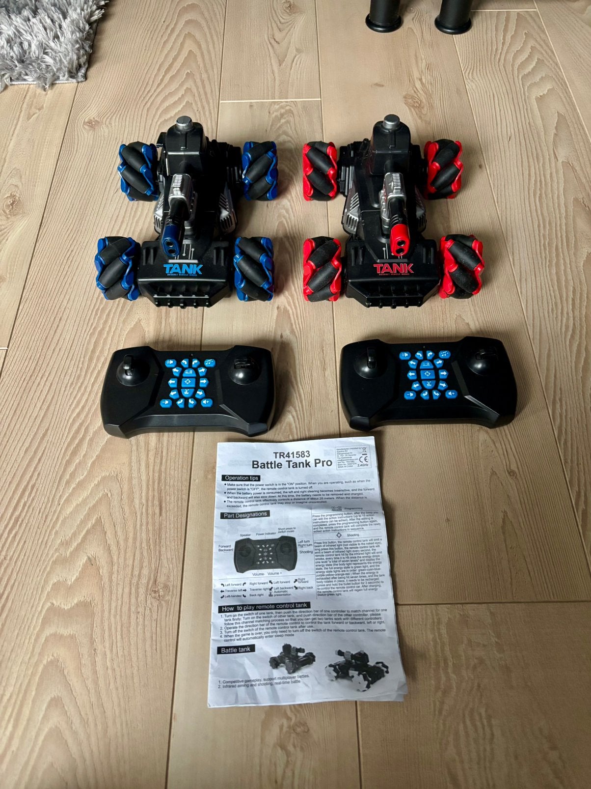 Battle Tank Pro - Lasergame battle - RC auto’s, Ophalen of Verzenden, Zo goed als nieuw, Afstandsbediening