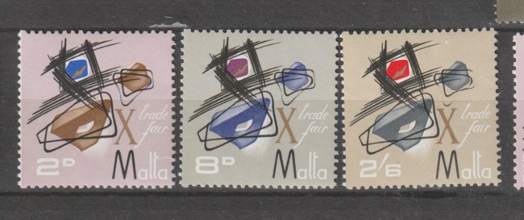TSS Kavel 340068 Malta   pf minr 344-346, Ophalen, Malta, Postfris