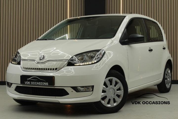Skoda Citigo e-iV EV Ambition |Stoelverw.|93% SOH| Lane A., Auto's, 83 pk, 260 km, Wit, Citigo