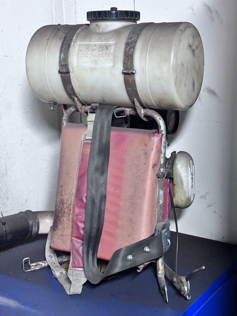 Urgent Motor rugspuit / rugvernevelaar, Tuin en Terras, Ophalen, Gebruikt, Urgent, Overige soorten