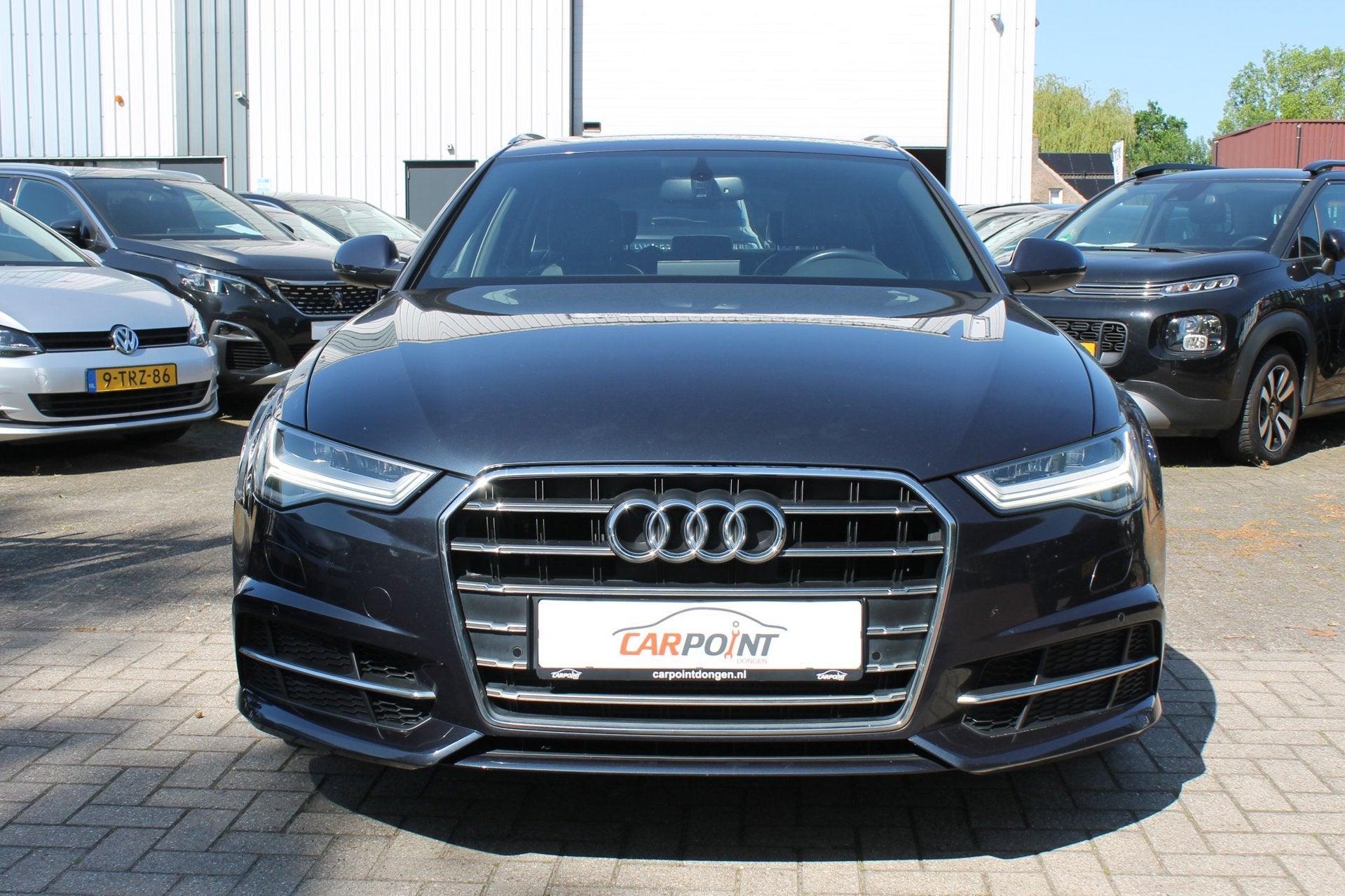 Audi A6 Avant 1.8 TFSI ultra S-Line Trekhaak 1e Eigenaar LED, Gebruikt, Zwart, Blauw, Origineel Nederlands