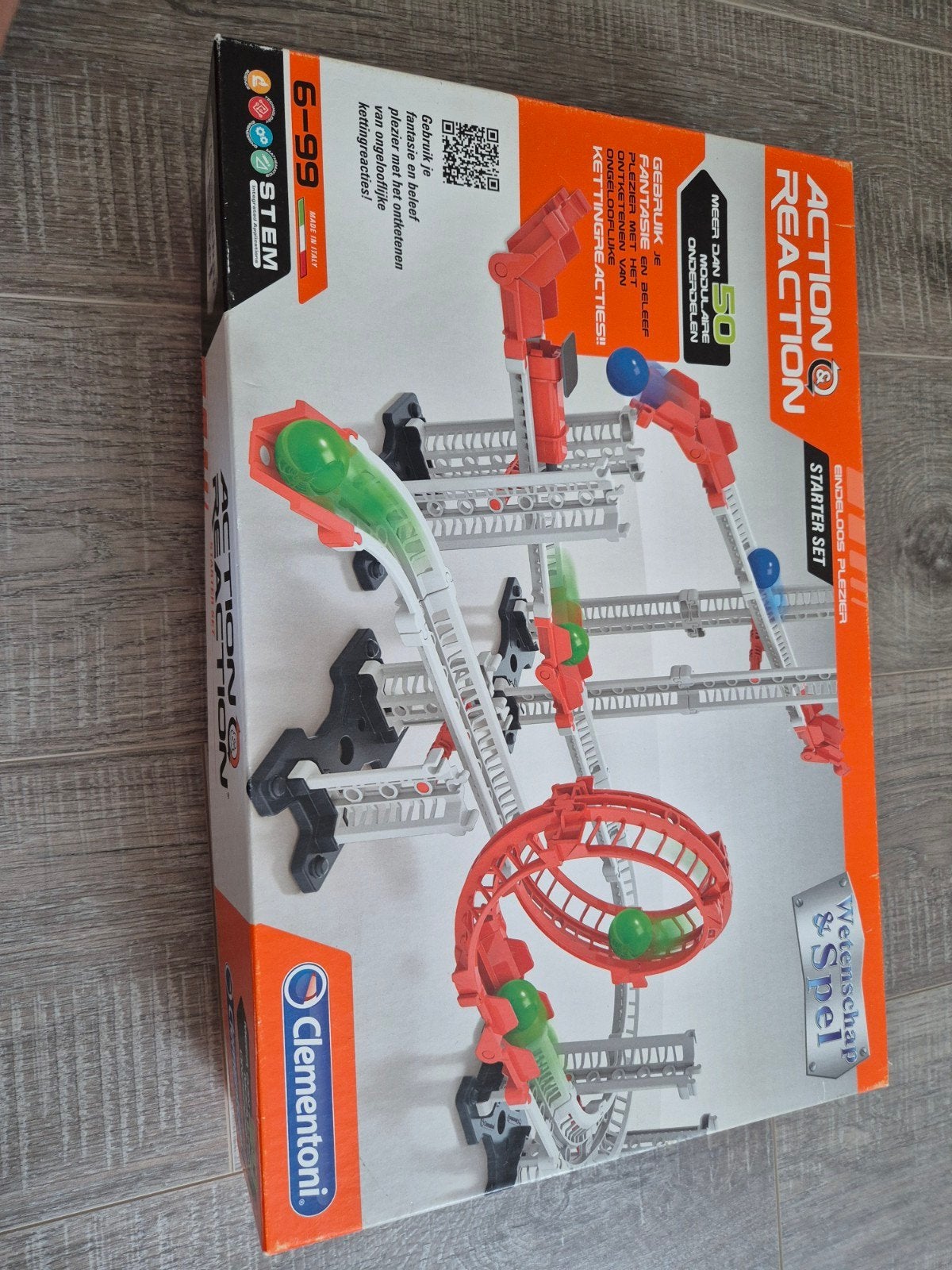 Clementoni Action & Reaction Starter Set knikkerbaan, Ophalen, Zo goed als nieuw, Overige merken