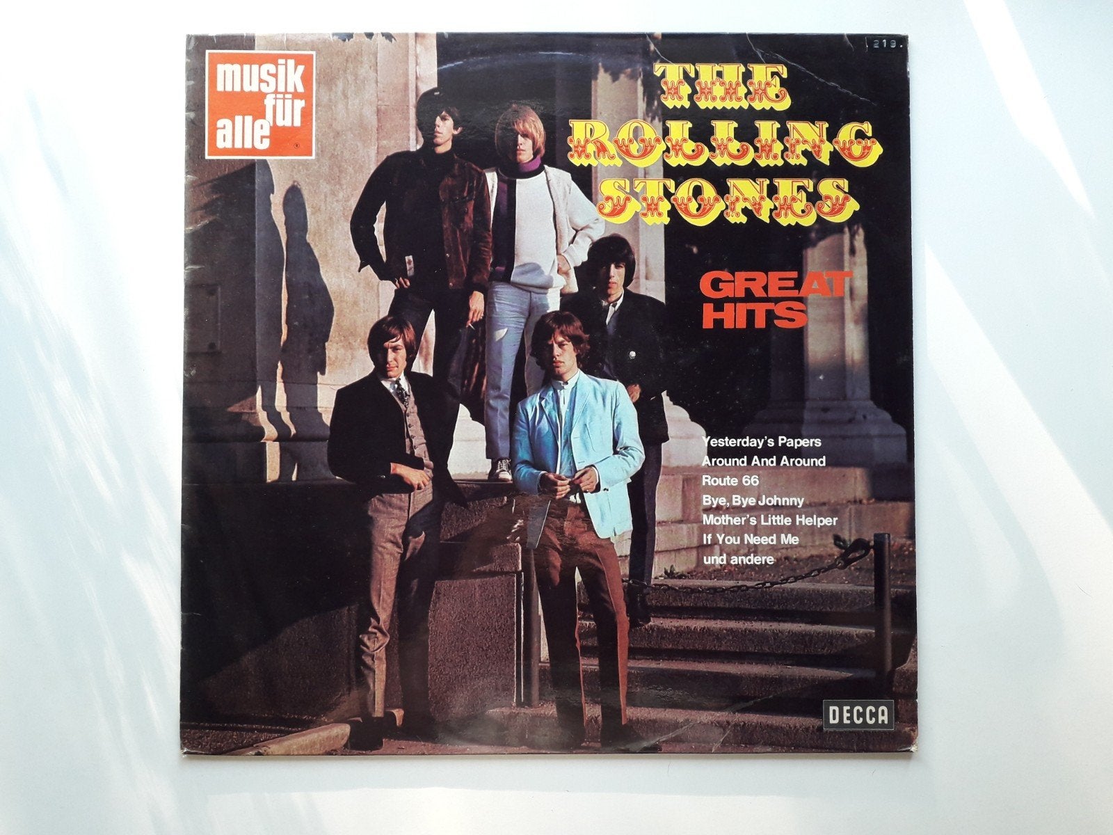 Lp vinyl   The Rolling Stones - Great Hits (Greatest Hits), Ophalen of Verzenden, Gebruikt, 12 inch, Poprock