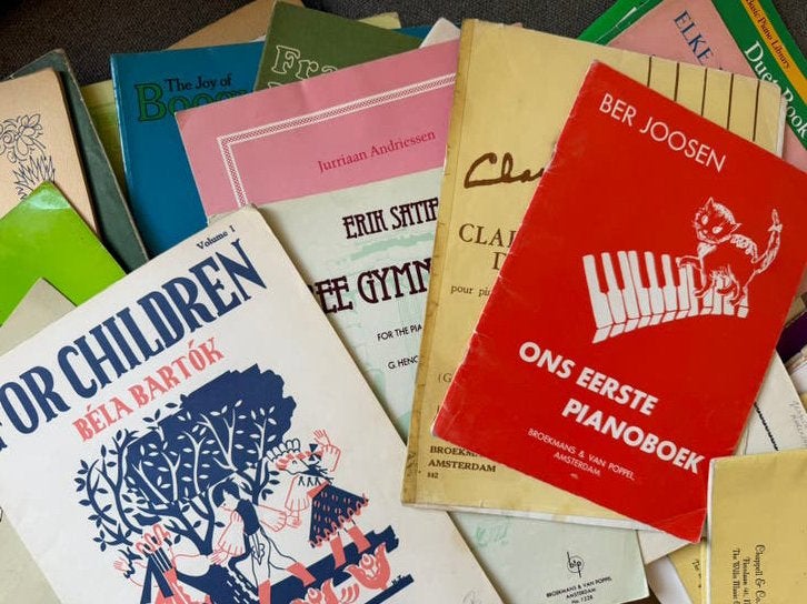 Pianoboeken Gratis Bladmuziek, Verzenden, Klassiek, Zo goed als nieuw, Artiest of Componist