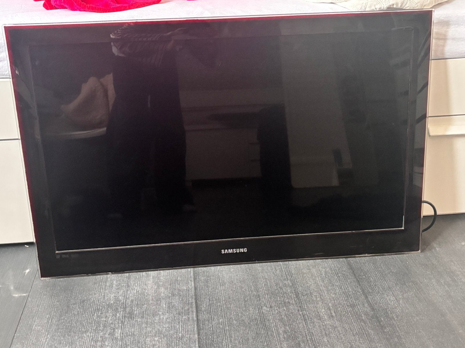 Samsung 40 inch Full HD TV + afstandsbediening + muurbeugel, Ophalen, Gebruikt, 50 Hz, Samsung