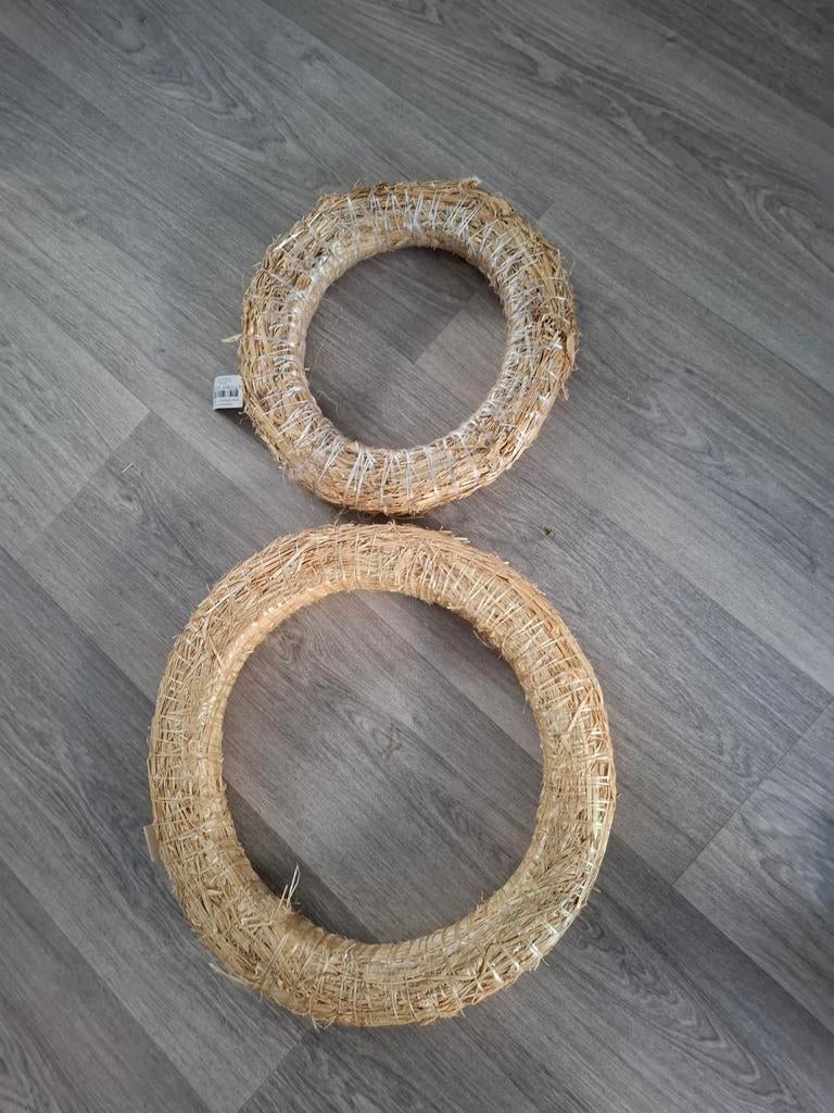 stro kransen, Huis en Inrichting, Woonaccessoires | Kransen, Ophalen, Nieuw