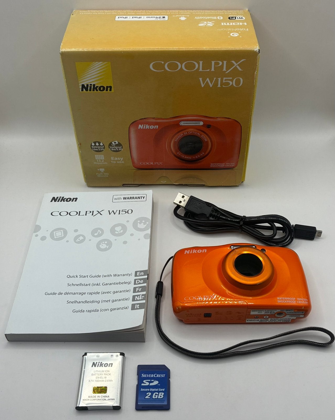 Nikon coolpix W150 - compact camera, Ophalen of Verzenden, Zo goed als nieuw, Nikon, 8 keer of meer