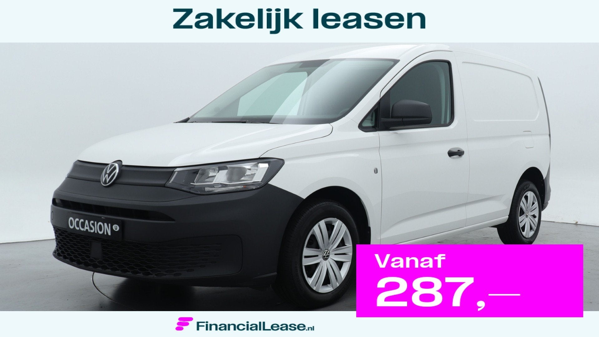 Volkswagen Caddy Cargo 2.0 TDI 75pk Comfort, Voorwielaandrijving, 12 maanden, Stof, Zwart