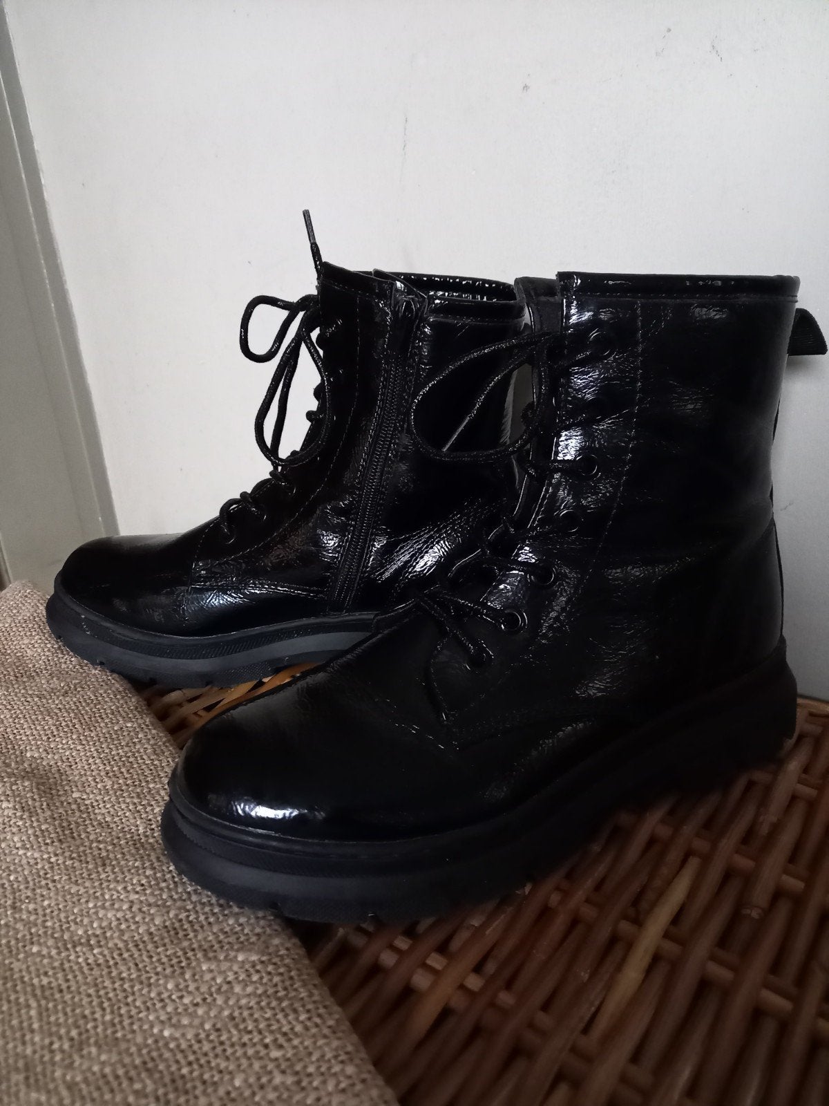 Lak laarzen - schoenen maat 39 -, Meisje, Schoenen, Ophalen of Verzenden, Zo goed als nieuw