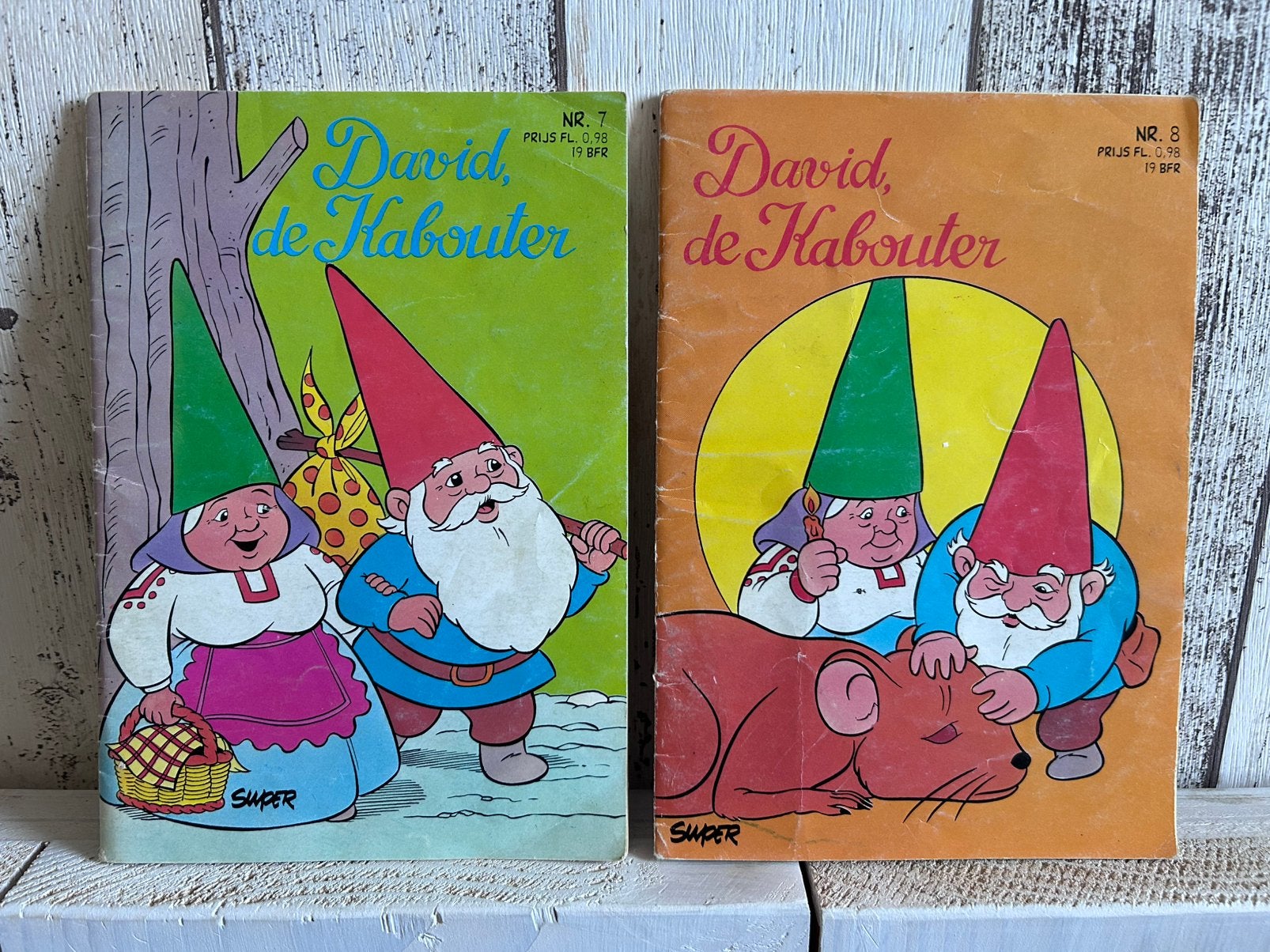 David de Kabouter - Klein boekje nr. 8 en 7, Eén stripboek, Ophalen of Verzenden, Gelezen
