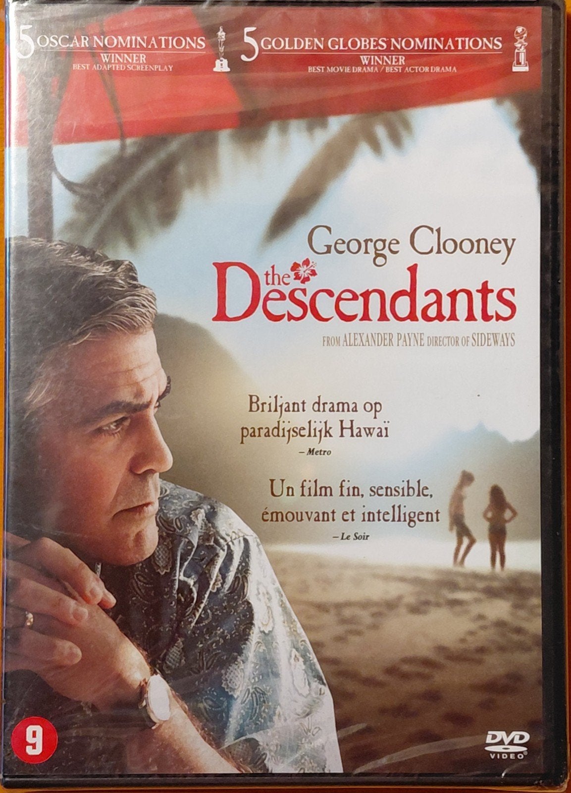 The Descendants DVD - George Clooney - Geseald, Bonusmateriaal, Waargebeurd drama, Nederlands, Vanaf 9 jaar