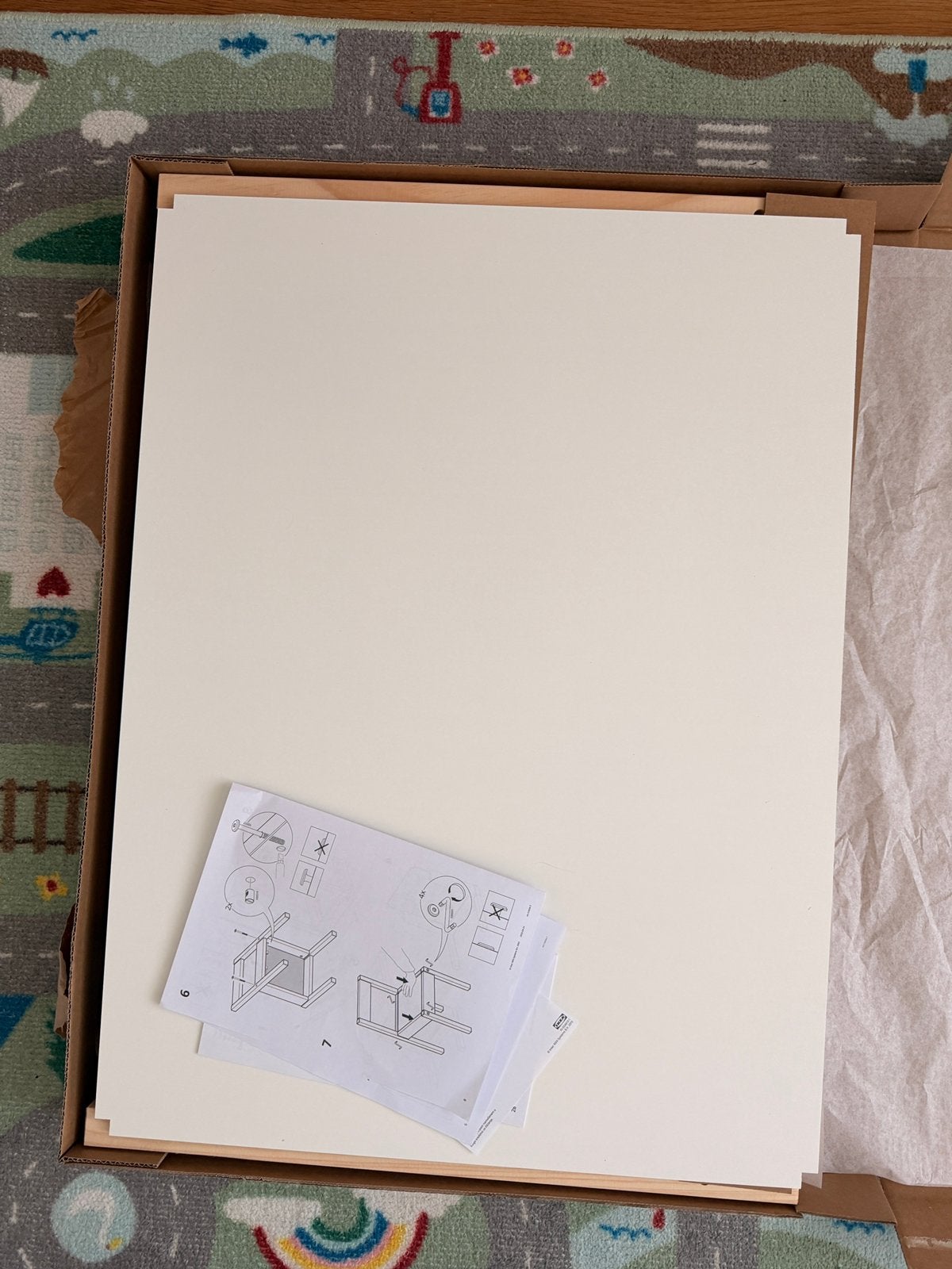 IKEA LÄTT Children’s Table – White/Pine – Brand New, Ophalen, Nieuw, Tafel(s)