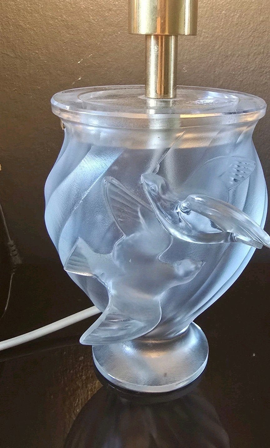 Lalique Rosine tafellamp, Ophalen of Verzenden