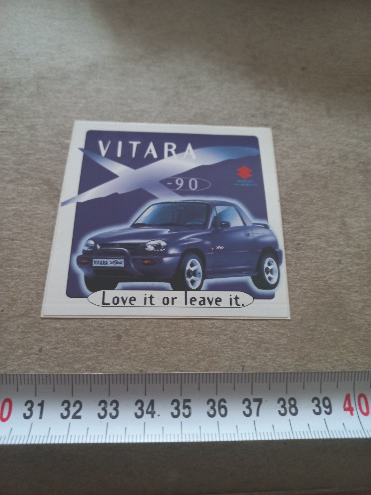 Suzuki Vitara X-90 Sticker / Kaart, Ophalen of Verzenden, Zo goed als nieuw