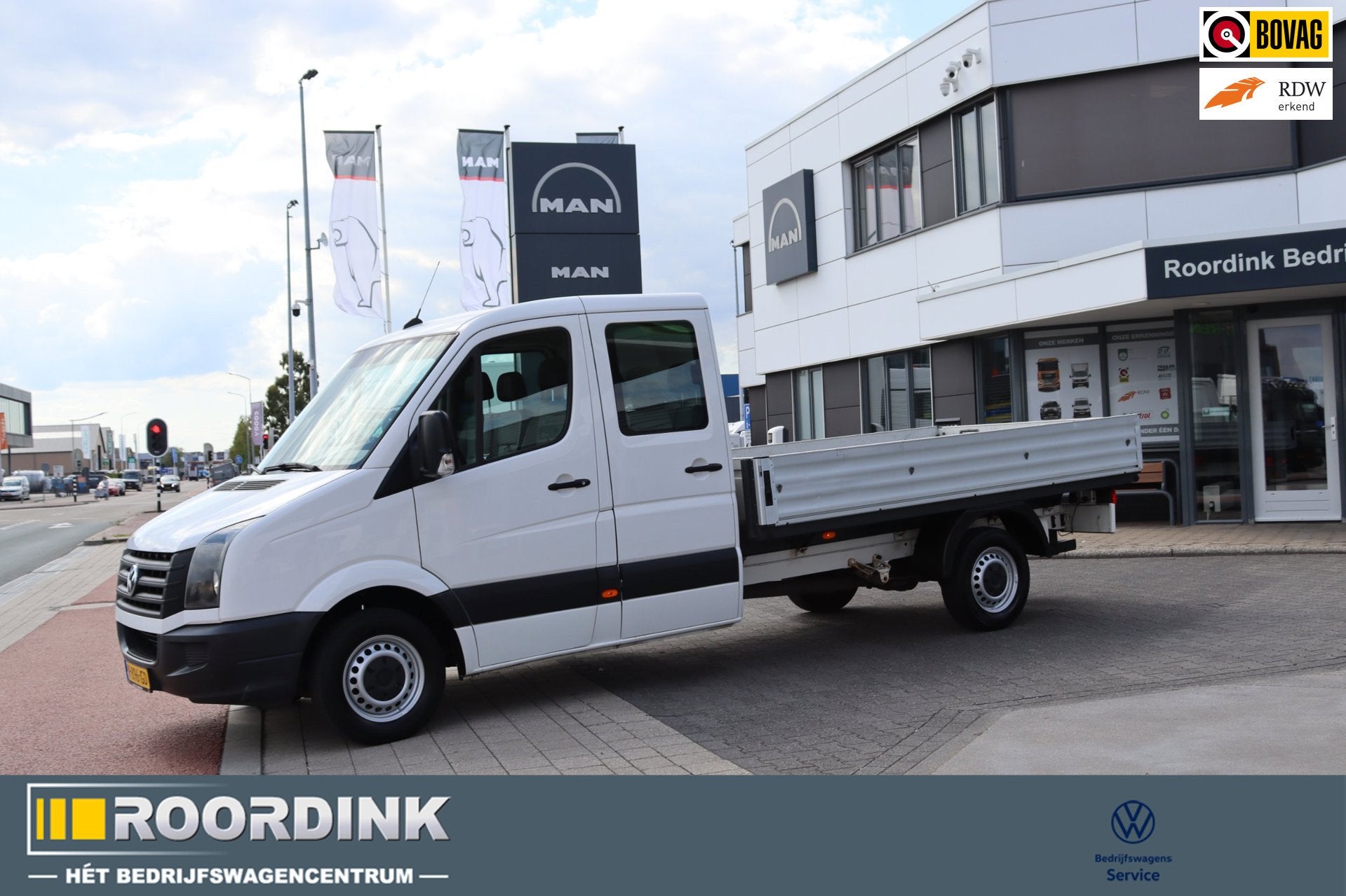 Volkswagen Crafter 35 L3 dubbele cabine Pickup, Auto's, Bestelauto's, Euro 5, Gebruikt, 4 cilinders, Volkswagen