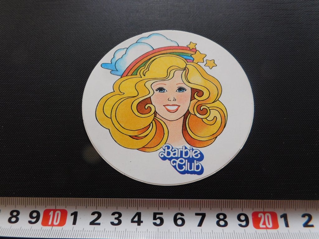 sticker BARBIE CLUB, Ophalen of Verzenden, Zo goed als nieuw