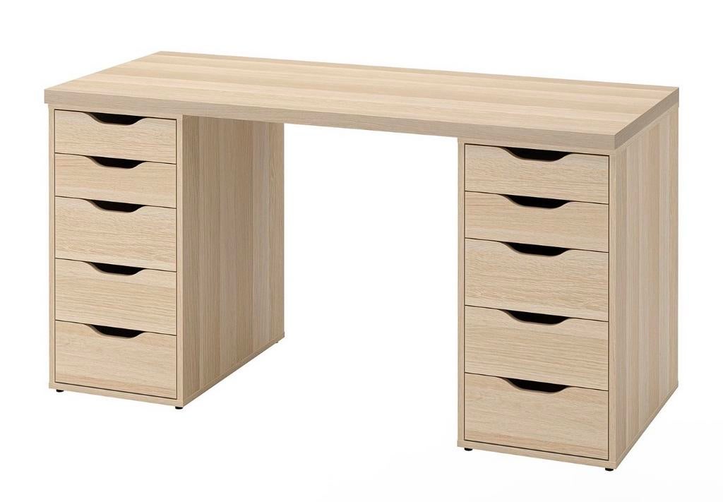 IKEA bureau met lades, Ophalen, Met lades, Spaanplaat of MDF, Zo goed als nieuw