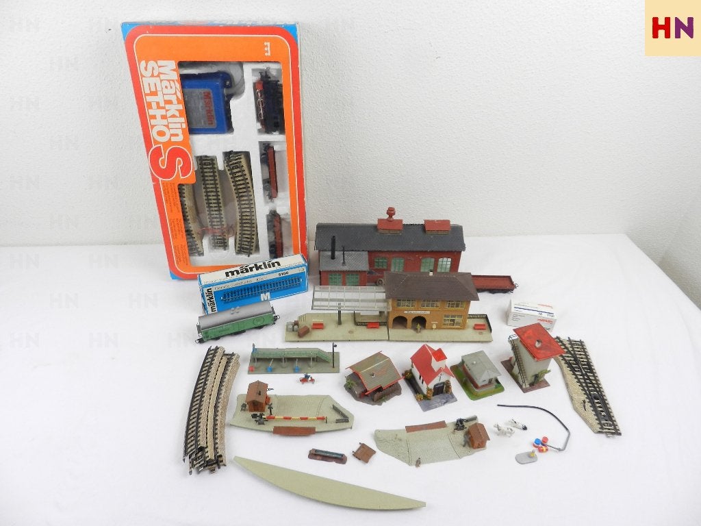 Märklin H0 treinset SET-S met grote verzameling extra's, Stuttgarter Straße 55-57, 73033 Göppingen, Duitsland, Gebruikt, Gelijkstroom