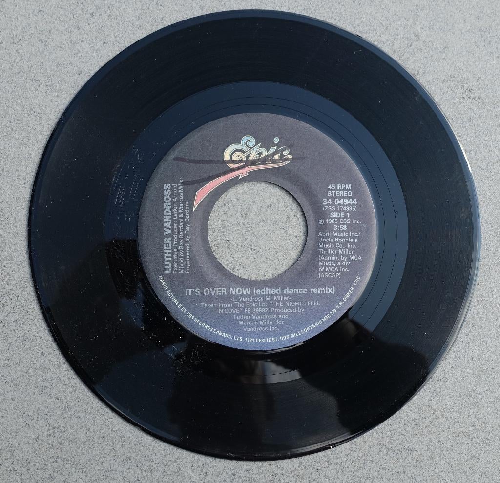 luther vandross - it's over now  (3), Overige genres, 7 inch, Single, Ophalen of Verzenden