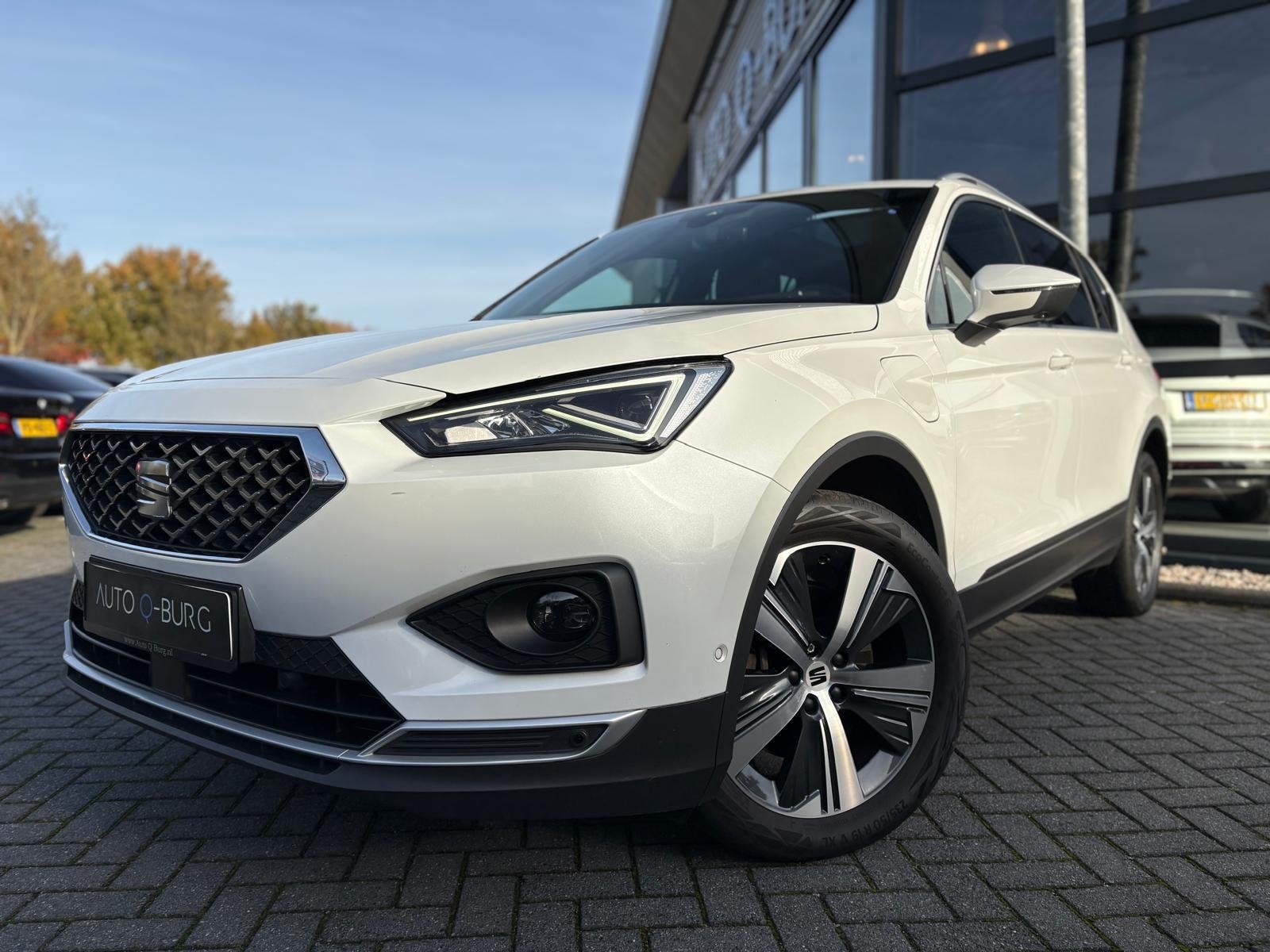 SEAT Tarraco 1.4 e-Hybrid 245PK Xcellence | PANO | LEER | TR, Auto's, Dealer onderhouden, Gebruikt, 4 cilinders, Wit