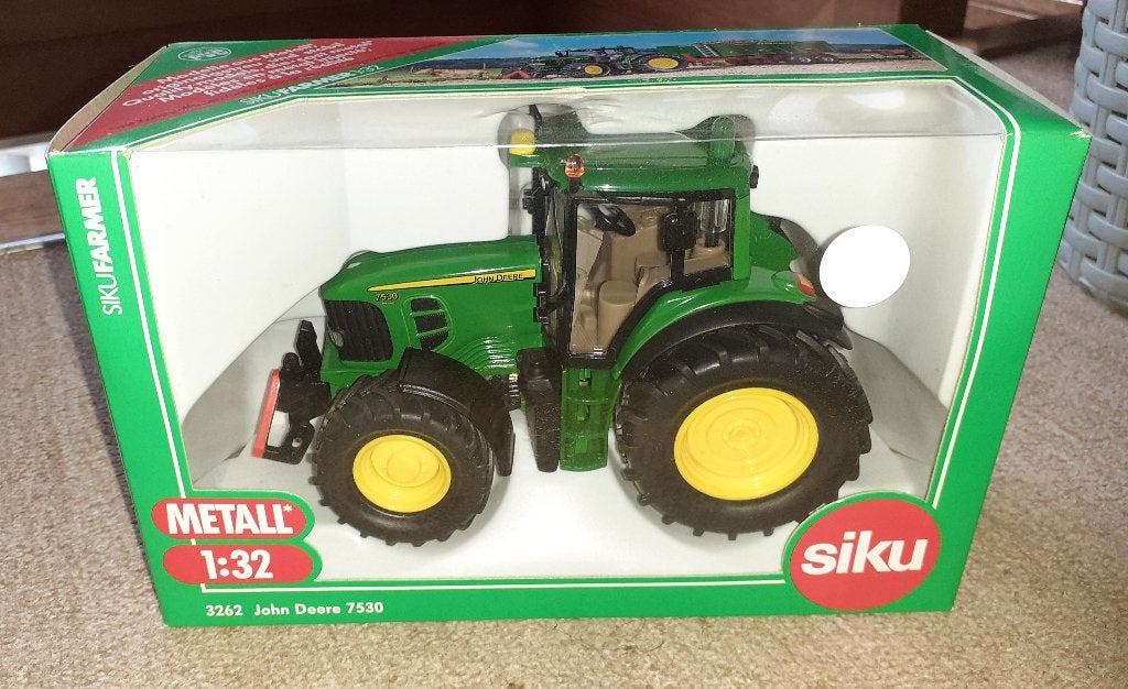 John Deere 7530 trekker - Siku, Ophalen of Verzenden, Nieuw, Tractor of Landbouw, SIKU