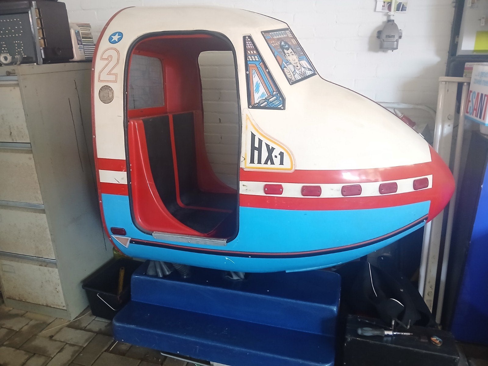 Kiddy ride vliegtuig, Ophalen of Verzenden