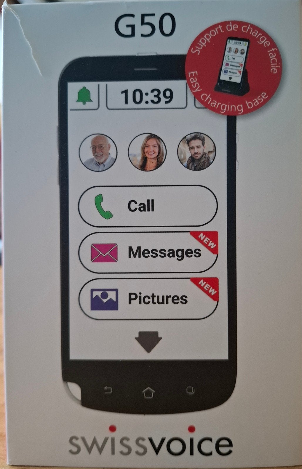 Swissvoice G50 Senioren Smartphone - in doos, Telecommunicatie, Mobiele telefoons | Overige merken, Gebruikt, Overige modellen