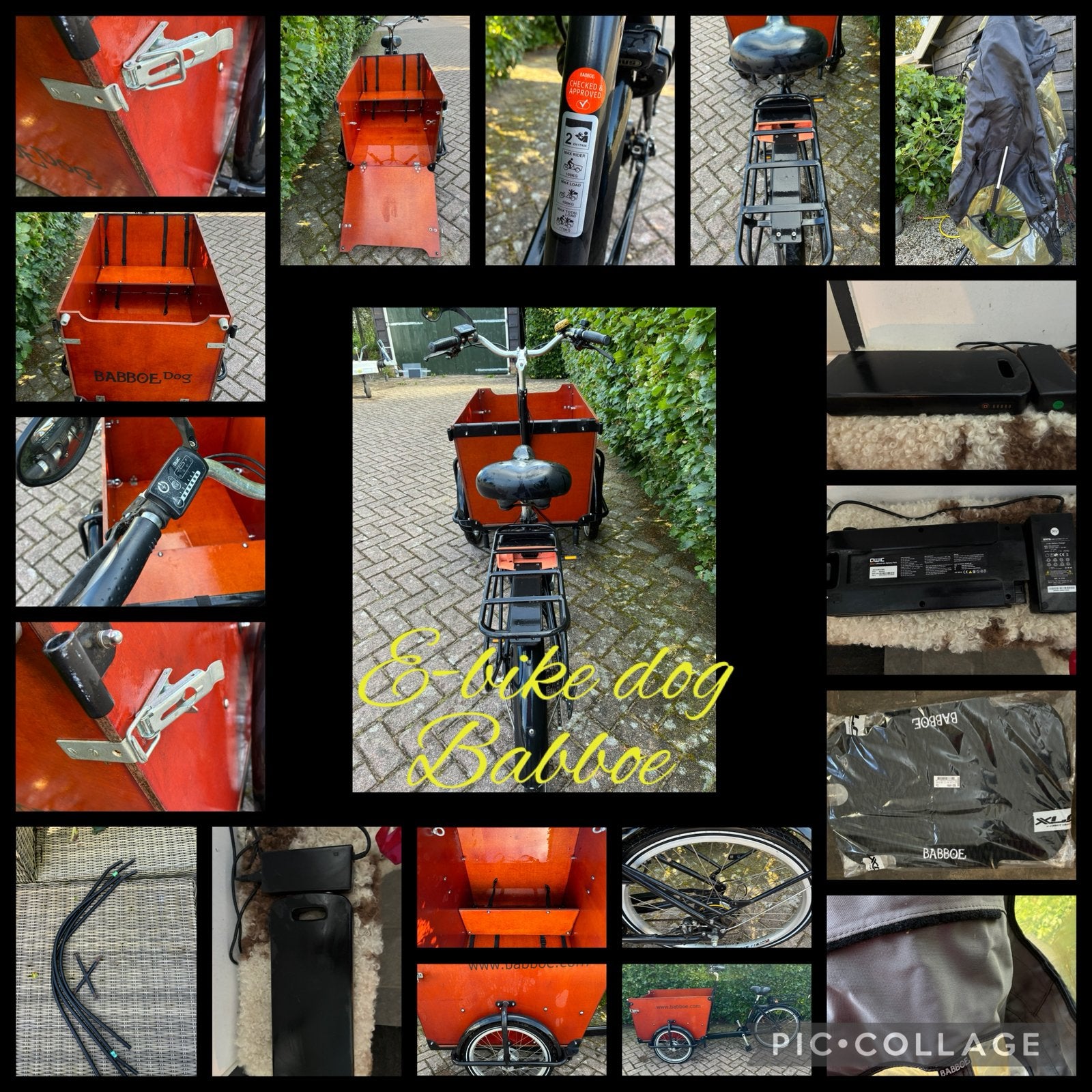 Babboe Dog-E, Fietsen en Brommers, Fietsen | Bakfietsen, Gebruikt, Elektrisch, 2 kinderen, Schijfrem
