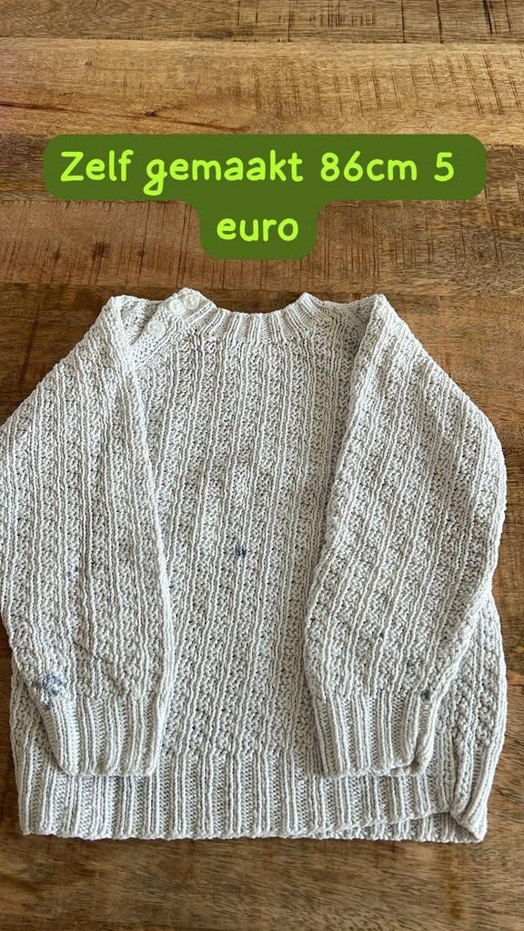 Kindertrui, zelfgemaakt, maat 86, Ophalen of Verzenden, Gebruikt, Jongetje of Meisje, Truitje of Vestje