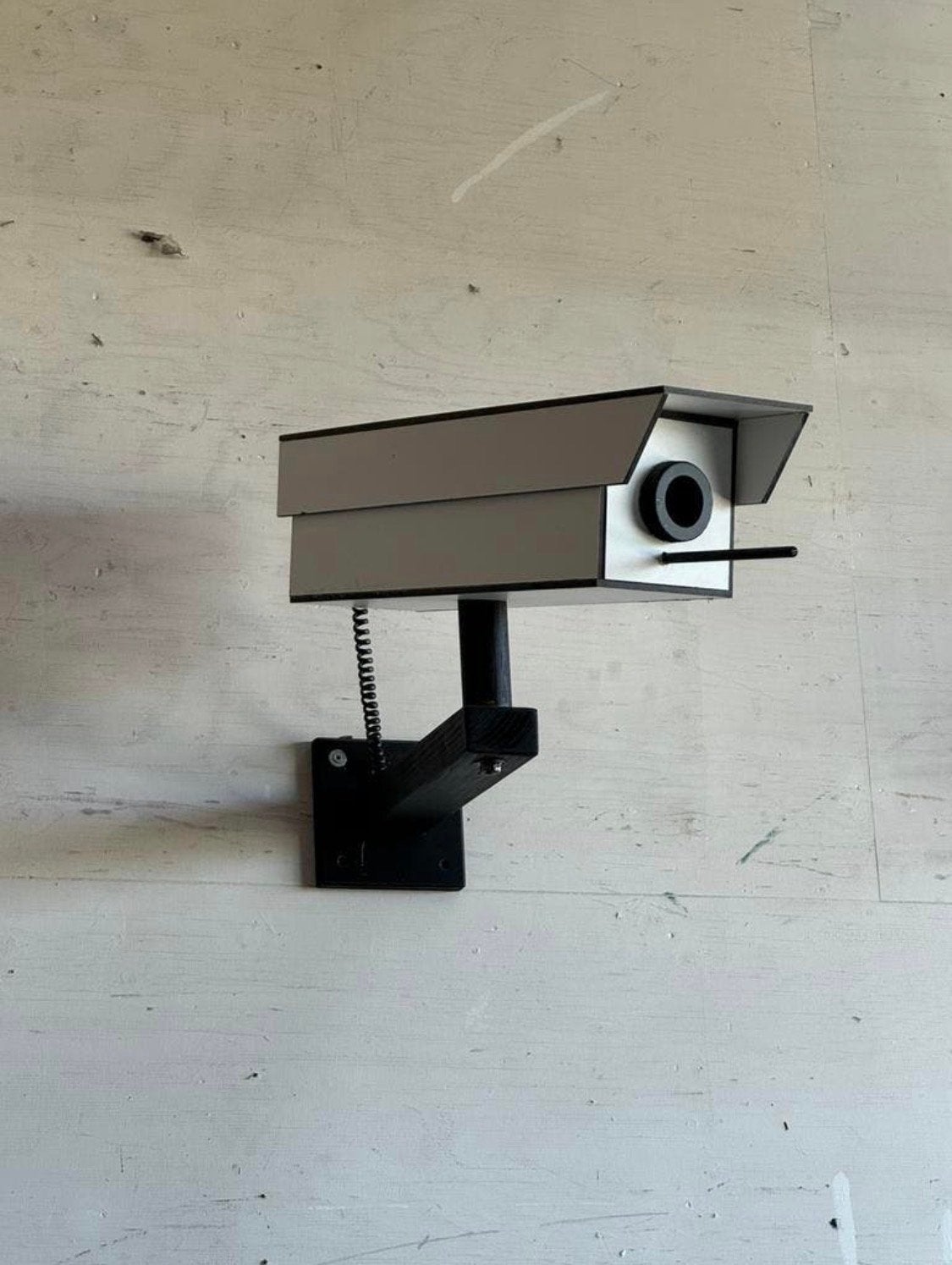 Uniek vogelhuisje in camera vorm, Tuin en Terras, Ophalen of Verzenden, Nieuw