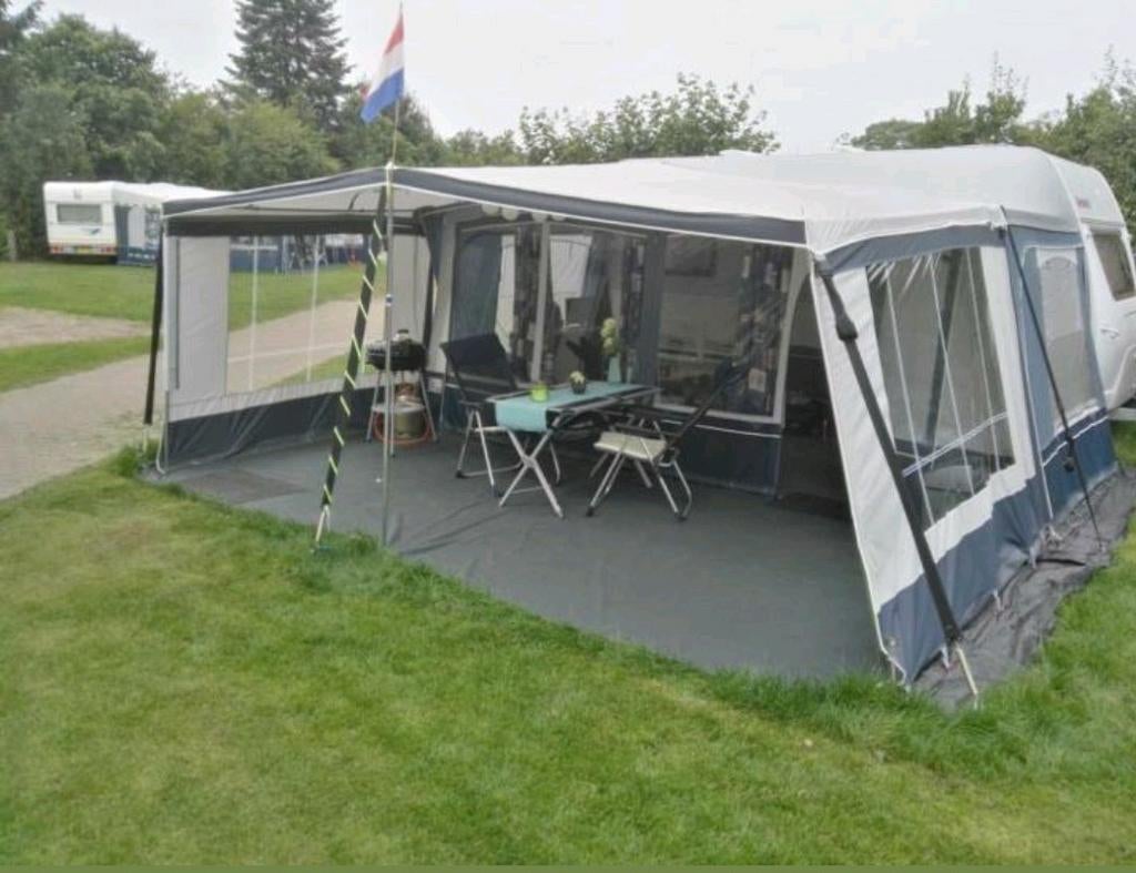 Reda Genova ocean blue voortentluifel voor voortent, Ophalen, Gebruikt