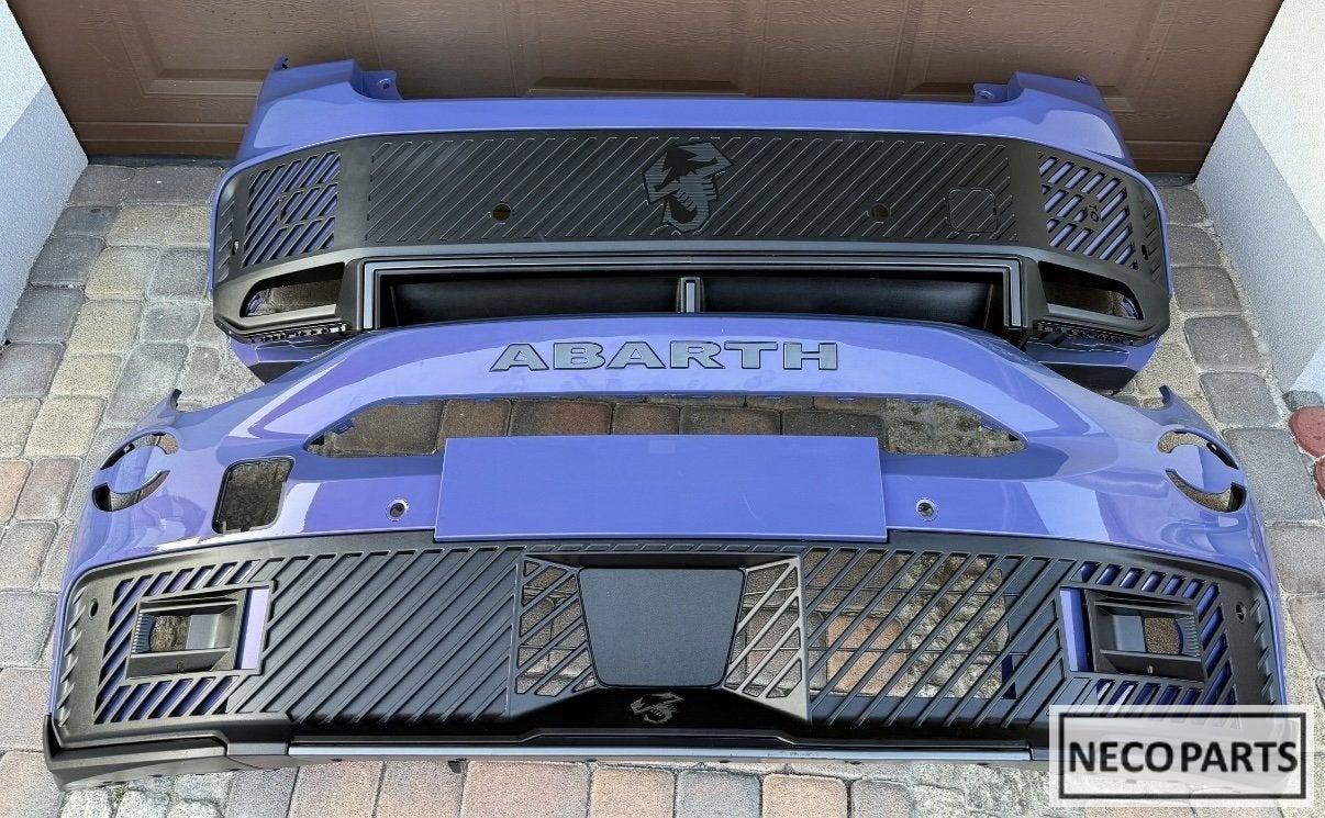 FIAT 600 600E ABARTH VOORBUMPER ACHTERBUMPER ALLES LEVERBAAR, Gebruikt, -, Ophalen of Verzenden, Achter