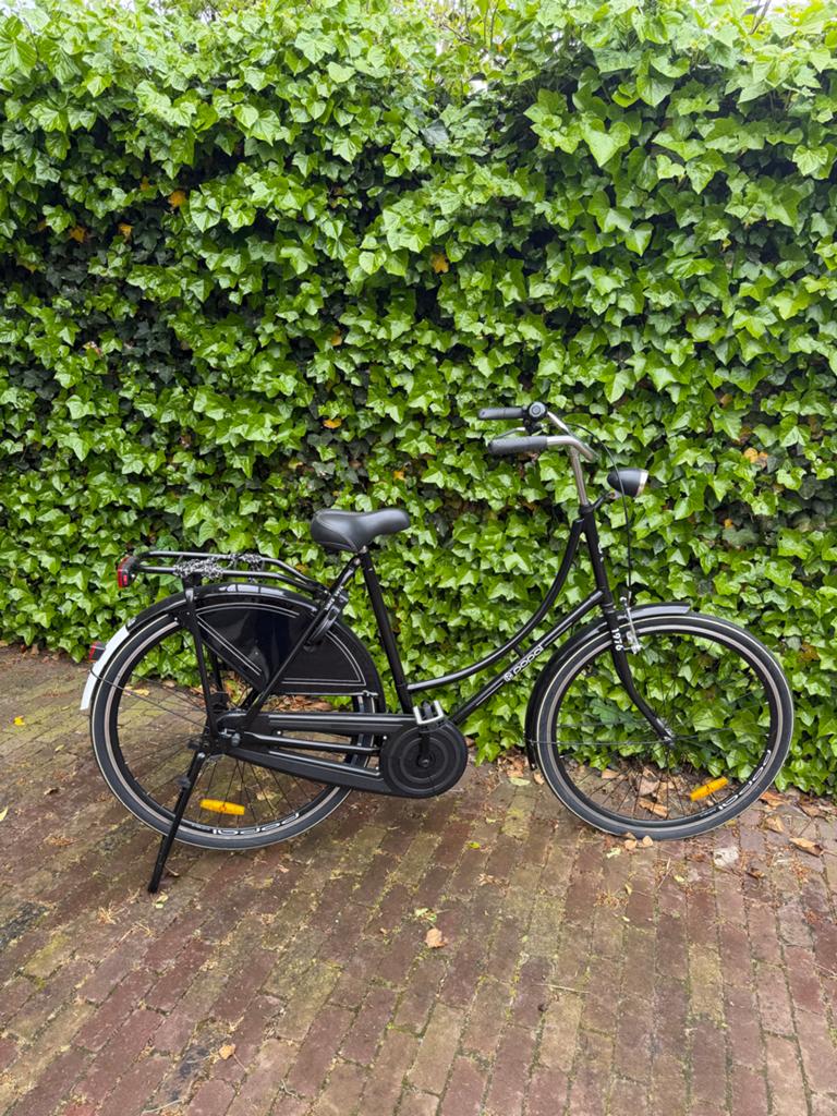 Popal Daily Dutch Basic Damesfiets Zwart, Fietsen en Brommers, Fietsen | Dames | Damesfietsen, Terugtraprem, Ophalen, Overige merken